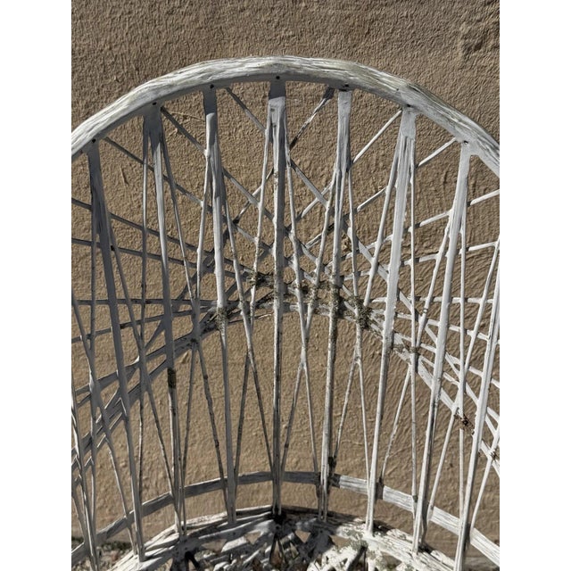 Vintage Russell Woodard Mid Century Modern Spun Fiberglass Patio Dining Set 5 Pc For Sale - Image 15 of 18
