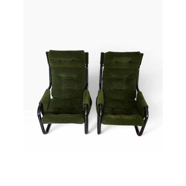 Holy Chenille Armchairs by Diego Mattu for 1P (Uno Pi), 1970, Italy, Set of 2 For Sale - Image 10 of 14