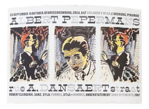 Albert Pepermans Poster, 1987