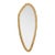 Matthew Izzo Home Oval Brass Wall Mirror For Sale