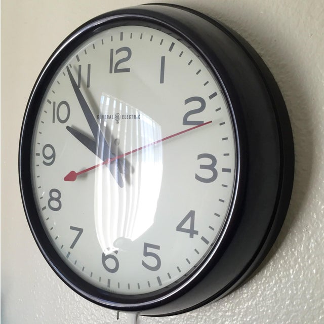 MCM General Electric Second Hand Wall Clock | Chairish