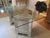 Glamorous Hollywood Regency Mirror and Glass Dining Table For Sale In New York - Image 6 of 7