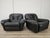 Vintage Club Chairs in Black Leather, 1970, Set of 2 For Sale - Image 18 of 18