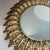 Vintage Italian Gilded Sunburst Mirror, 1960s For Sale - Image 13 of 18