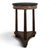 Black Empire Style Mahogany Side Table with Black Marble Top For Sale - Image 8 of 8