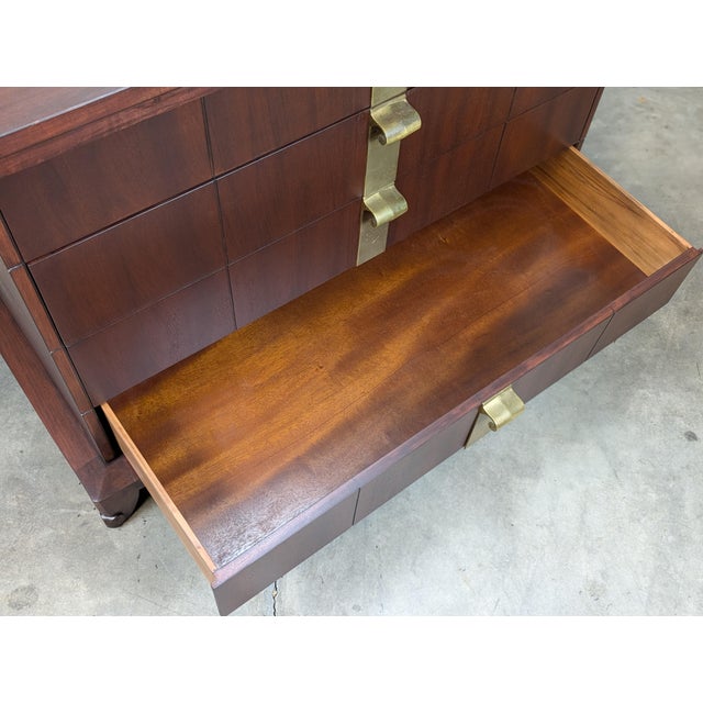 Vintage Art Deco Lowboy Chest of Drawers by Widdicomb, C1930s, Refinished For Sale - Image 18 of 18