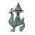 2020s Chinese Green Black Ancient Phoenix Bird Incense Holder Display Vessel For Sale - Image 5 of 5