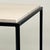 DESIGN FRERES Pair of Tall Iron and Travertine 'Entretoise' Side Tables by Design Frères For Sale - Image 4 of 7