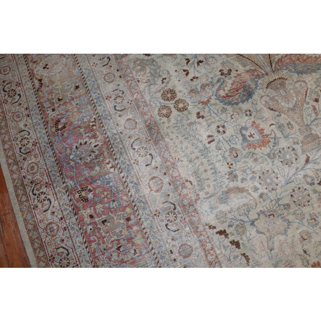 2nd quarter of the 20th century Persian Meshed rug with a beautiful all-over design on an ivory field rug no. j3140 size...