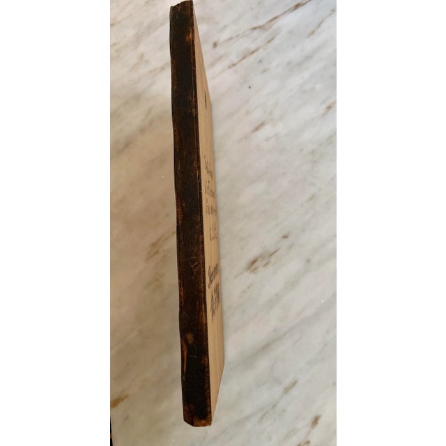 1970s German Burnt Wood Wine Wall Plaque For Sale - Image 4 of 6