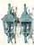 Pair of Vintage Solid Brass Outdoor Wall Lanterns - 22”h X 7”.5 W X 7”.5 D For Sale - Image 4 of 15