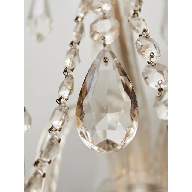 Theresian Wall Lamps with Crystal Trimmings, Set of 2 For Sale - Image 11 of 11