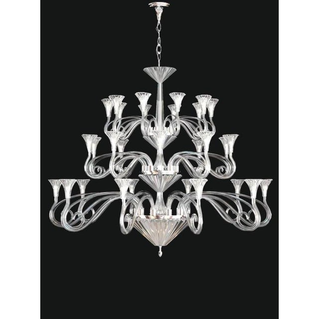 Collection Diamante Chandelier in Metal and Crystal by Jago For Sale - Image 4 of 9