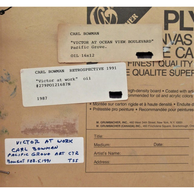 Paint Carl Lewis Bowman, Victor at Work For Sale - Image 7 of 8