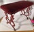 Antique Cast Iron Vanity Bench for your consideration. The bench measures approx. 17 1/2 inches tall, 24 inches long and...