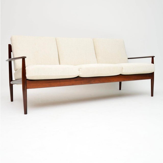 Mid-Century Modern Vintage Danish Sofas by Grete Jalk for France and Son, 1960, Set of 2 For Sale - Image 3 of 12