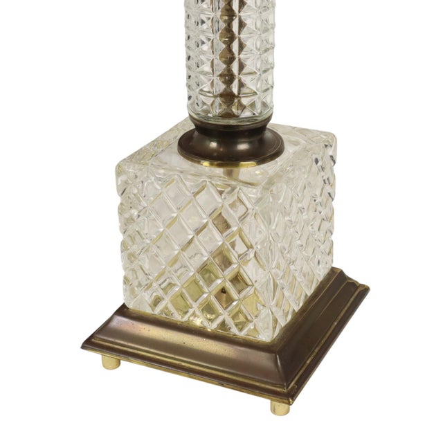 Vintage Glass Table Lamp, 1970s For Sale - Image 10 of 14