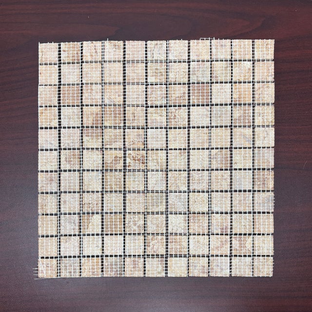 Montsoreau Marble Polished 1" X 1" Mosaic For Sale - Image 4 of 4