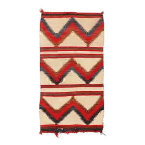 Late 19th Century Eye Dazzler Navajo-Style Kilim Rug - 02'06 X 04'09