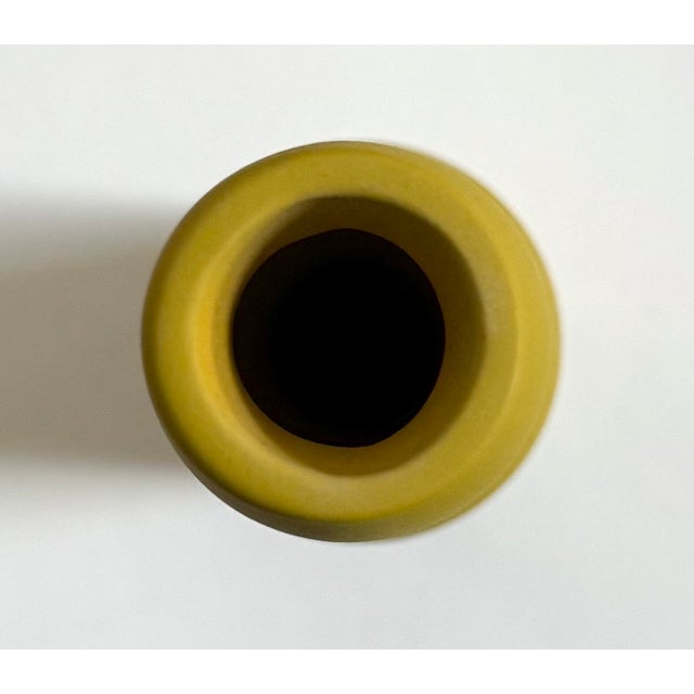 2018 Sonia Pedrazzini Contemporary Italian Handmade Yellow "Sand" Ceramic Vase For Sale - Image 16 of 17