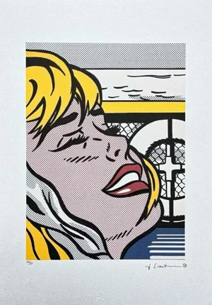 After Roy Lichtenstein, "Shipboard Girl", 1990s, Silk-Screen