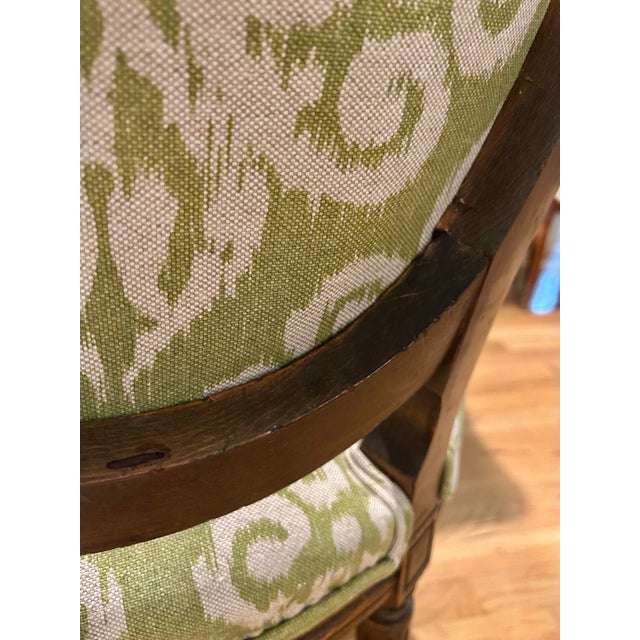 Early 20th Century Louis XVI Fauteuil French Style Armchair For Sale - Image 10 of 11