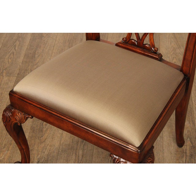 Theodore Alexander Pair of 'Rococo Splendour' Side Dining Chairs For Sale - Image 12 of 12
