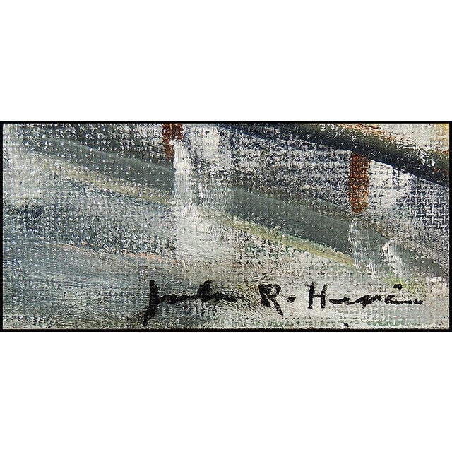 French Mid 20th Century Bridge Over Troubled Water, Jules René Hervé For Sale - Image 3 of 4