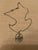 Sterling Silver Necklace With a Multi-Masted Sailing Ship Pendant Inside an Open Oval Wire Frame For Sale In Los Angeles - Image 6 of 6