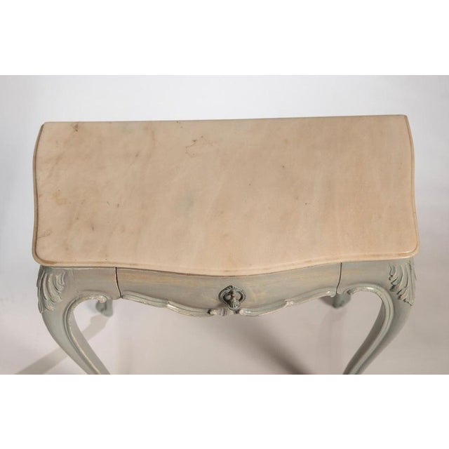 Vintage Dressing Table with Distressed Finish, 1970s, Set of 4 For Sale - Image 15 of 18