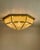Hollywood Regency Brass Ceiling Lamp from Deknudt, Belgium, 1980s For Sale - Image 6 of 18