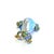 Bochic “Orient” Vintage White Sea Pearl & Emeralds Ring Set In 18K Gold & Silver For Sale In New York - Image 6 of 10