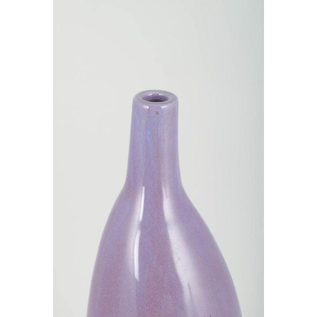 European Studio Pottery Monumental art pottery vase, 1980s. Unique, handmade studio pottery vase with a bold sculptural...