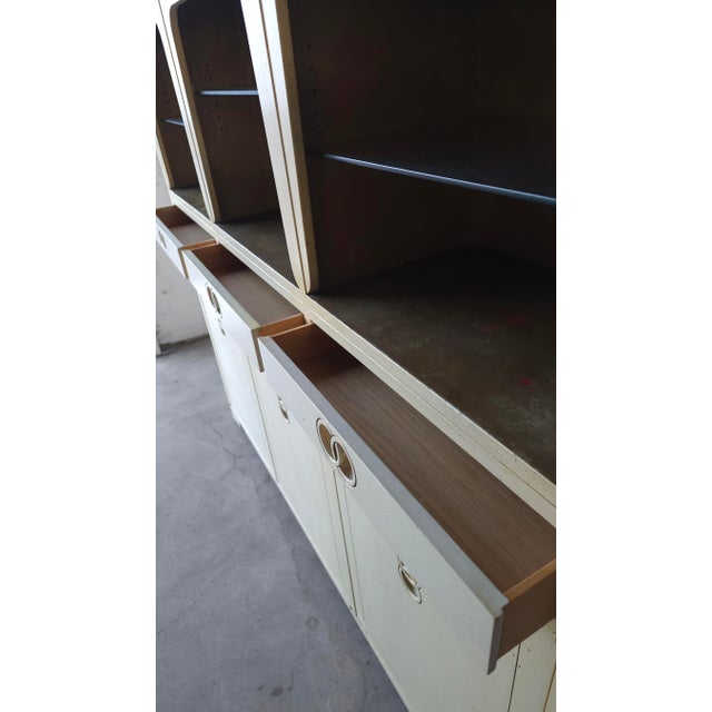 Cream Mid Century Buffet Cabinet by Michael Taylor for Baker For Sale - Image 8 of 12