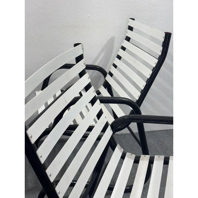 Vintage Garden Armchairs, 1980s, Set of 4 For Sale - Image 9 of 14