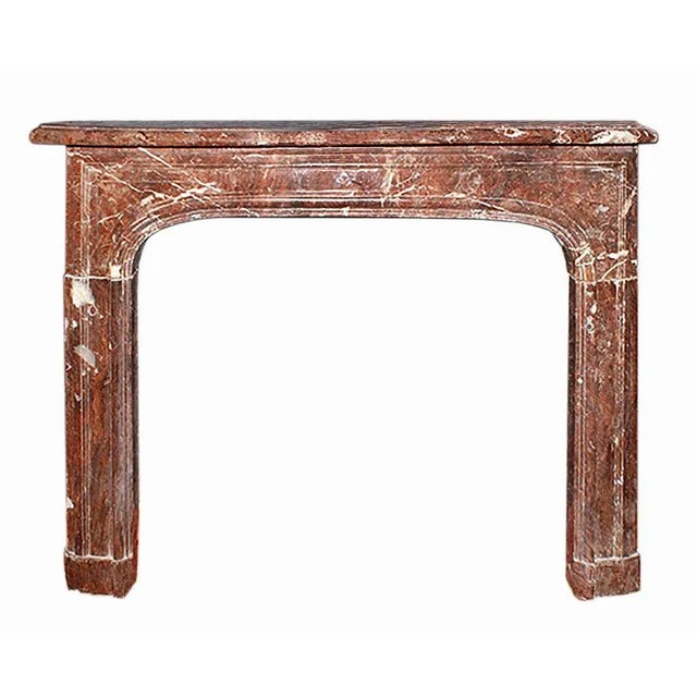 Mantel Antique Marble - French Provincial Style For Sale In New York - Image 6 of 6