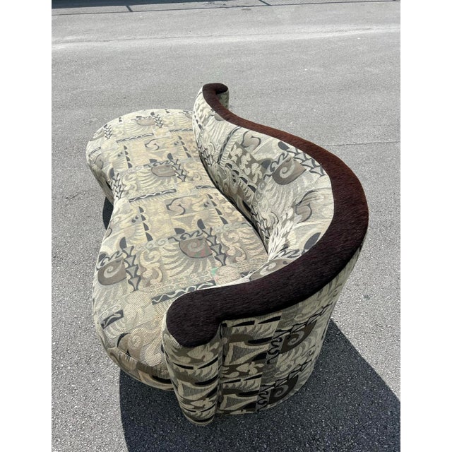 Mid-Century Modern 1990s Vladimir Kagan for Weiman Sofa Chaise For Sale - Image 3 of 6