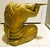 Gold Vintage Gilded Carved Wood Asian Figural Side Table With Glass Top Circa 1980s For Sale - Image 8 of 15