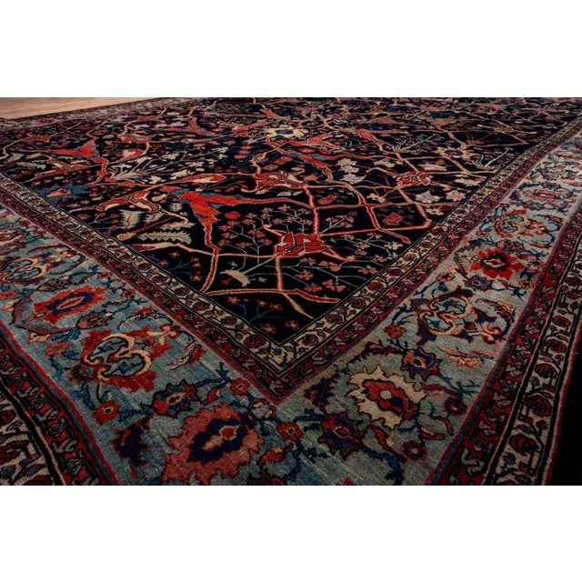 Early 20th Century Oversize Antique Bidjar Garrus Carpet - 11'9" x 17'8" For Sale - Image 5 of 5