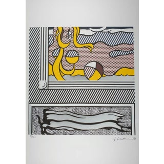 1980s After Roy Lichtenstein "Two Paintings Beach Ball" Limited Edition Lithograph For Sale