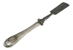 Classical Pate Silver Knife, France, 1880s