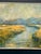 River Landscape with Mountains, 1960s, Oil on Canvas, Framed For Sale - Image 12 of 18