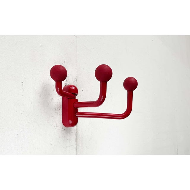 Postmodern Italian Foldable Coat Rack by Patrizia Angeloni for Confalonieri, 1980s For Sale - Image 4 of 18