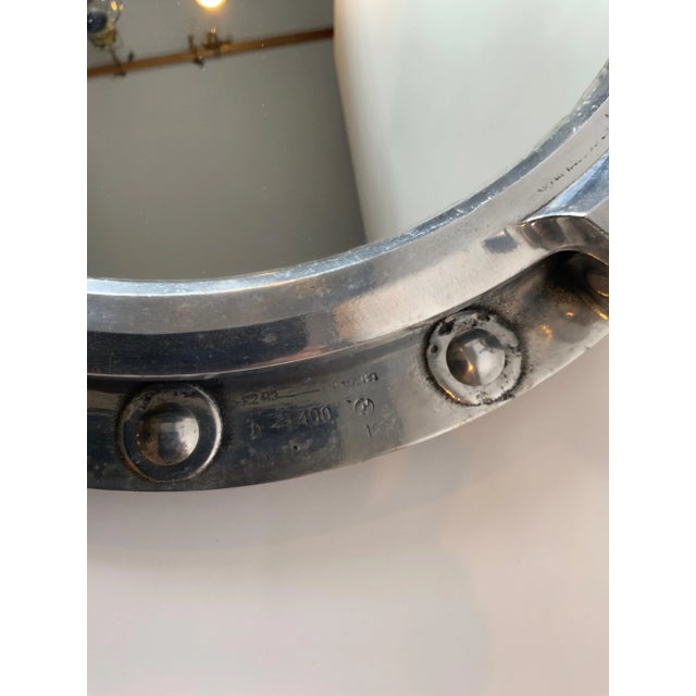 Aluminum Ship’s Porthole Mirror For Sale In Boston - Image 6 of 11