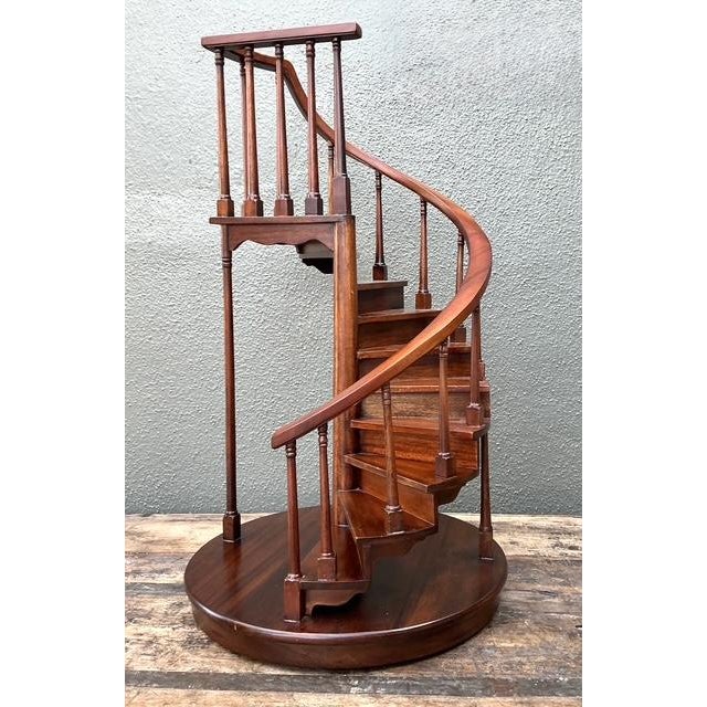 Late 20th Century Vintage Spiral Staircase Model For Sale - Image 5 of 12