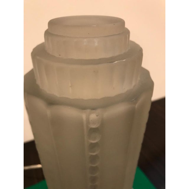 Black French Art Deco Table Lamps by Genet Et Michon With Marble Base - a Pair For Sale - Image 8 of 10