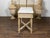 19th Century, Bleached Walnut Console Table with White Marble Top, Faceted Legs For Sale - Image 9 of 12