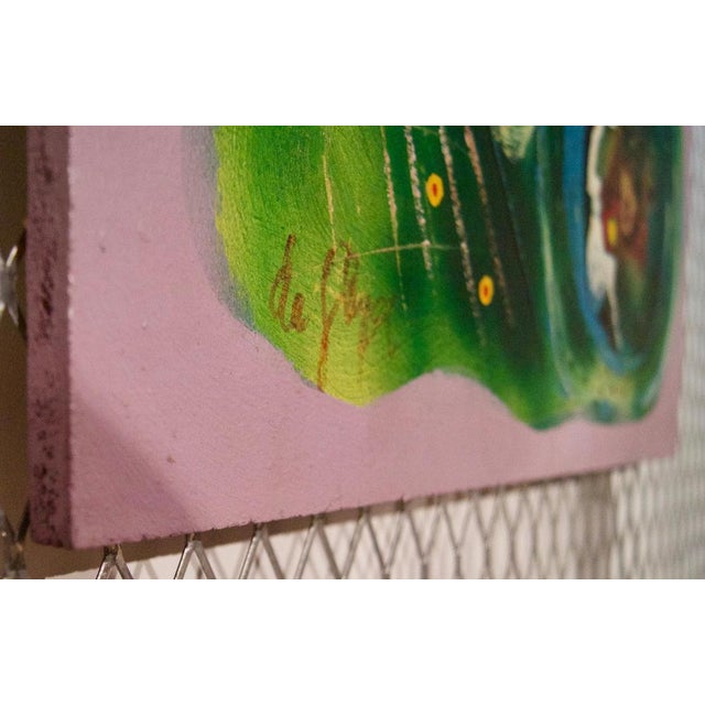 Wood Genesis, Late 20th-Century, Abstract Mixed Media on Wood by George De Goya, 1975 For Sale - Image 7 of 8