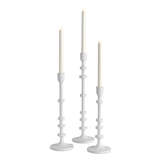 Abacus Taper Holders, Set of 3 For Sale