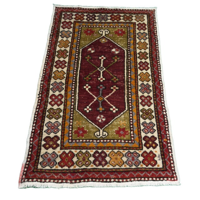 Tribal Early 20th Century Western Anatolian Rug For Sale - Image 3 of 8